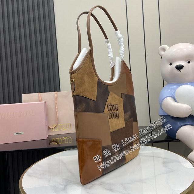 MIU MIU專櫃繆繆最新款hobo托特腋下包 jh2742型號：5BG231